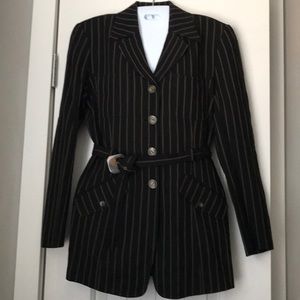 Dana Buchman belted blazer size 4.